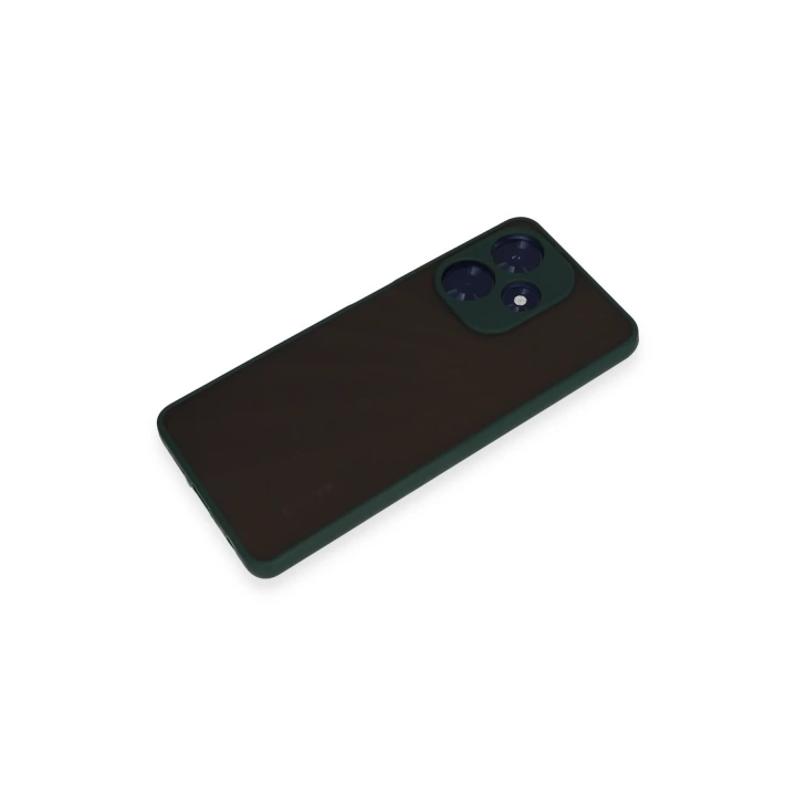 BFS  İnfinix Hot 30 4G Kılıf Montreal Silikon Kapak - Yeşil