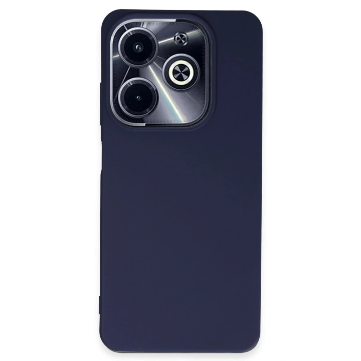 BFS  İnfinix Hot 40i Kılıf First Silikon - Lacivert