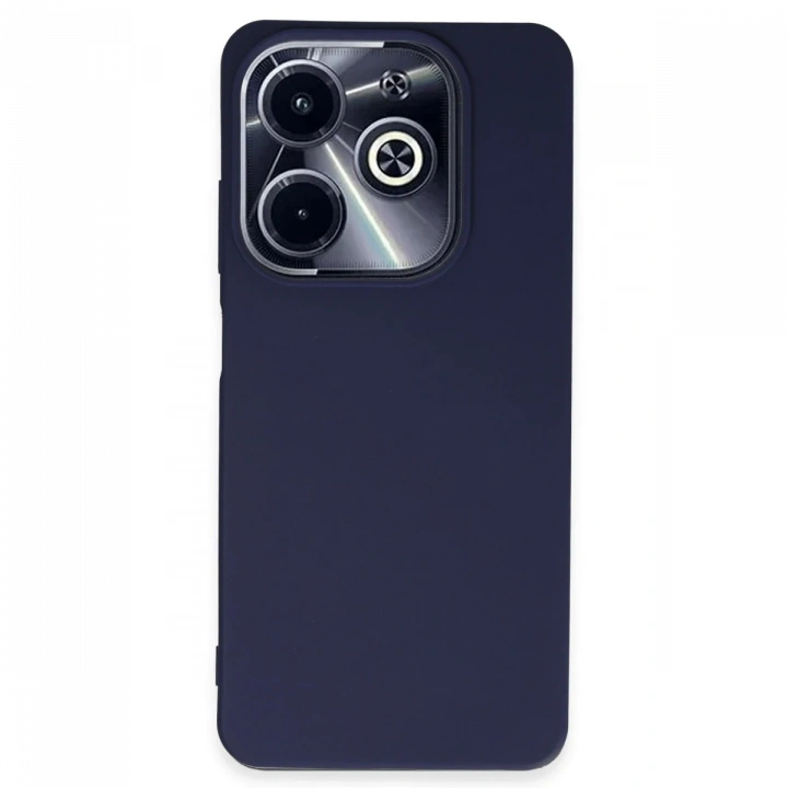 BFS  İnfinix Hot 40i Kılıf First Silikon - Lacivert