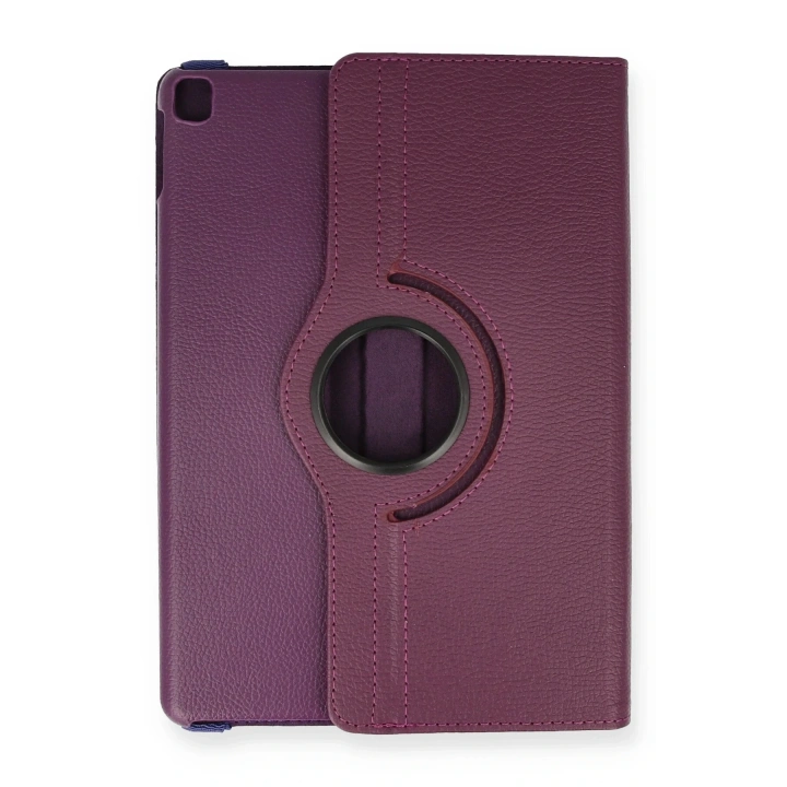 BFS  iPad 10.2 (7.nesil) Kılıf 360 Tablet Deri Kılıf - Mürdüm