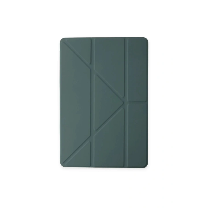 BFS iPad 10.2 (8.nesil) Kılıf Kalemlikli Hugo Tablet Kılıfı - Koyu Yeşil