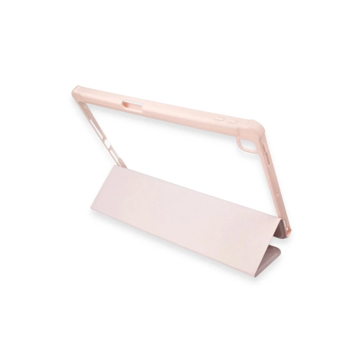 BFS  iPad 10.2 (8.nesil) Kılıf Kalemlikli Hugo Tablet Kılıfı - Rose Gold