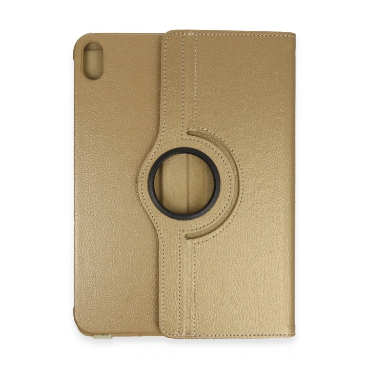 BFS  iPad 2022 10.9 (10.nesil) Kılıf 360 Tablet Deri Kılıf - Gold