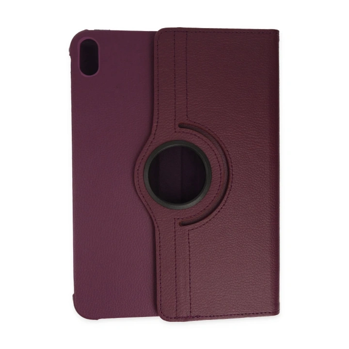 BFS  iPad 2022 10.9 (10.nesil) Kılıf 360 Tablet Deri Kılıf - Mürdüm