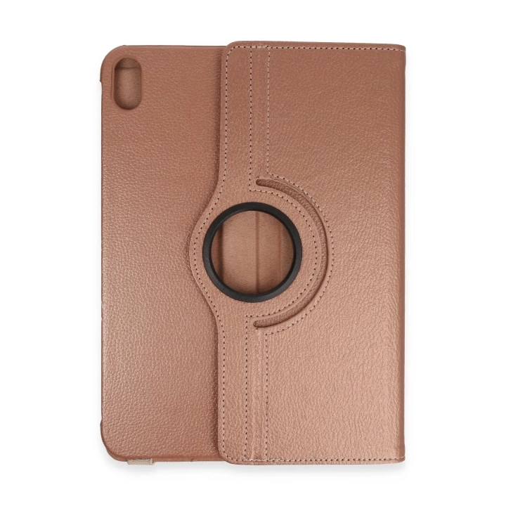 BFS  iPad 2022 10.9 (10.nesil) Kılıf 360 Tablet Deri Kılıf - Rose Gold