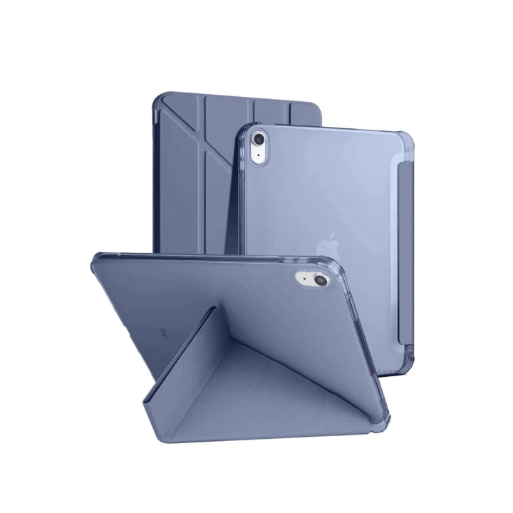 BFS iPad 2022 10.9 (10.nesil) Kılıf Kalemlikli Mars Tablet Kılıfı - Lila