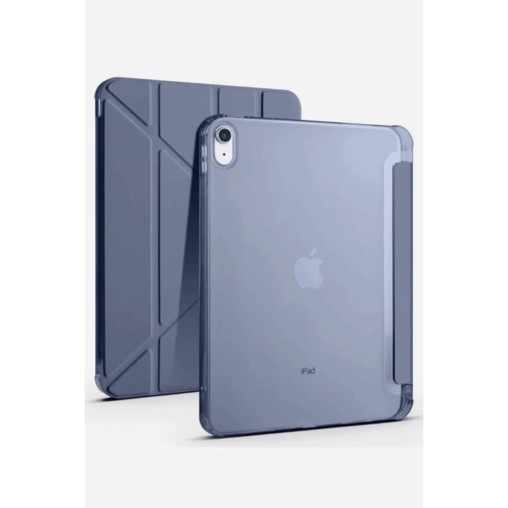 BFS iPad 2022 10.9 (10.nesil) Kılıf Kalemlikli Mars Tablet Kılıfı - Lila