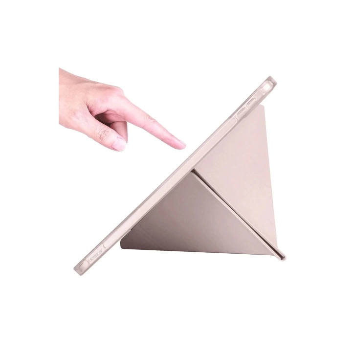 BFS iPad 2022 10.9 (10.nesil) Kılıf Kalemlikli Mars Tablet Kılıfı - Rose Gold