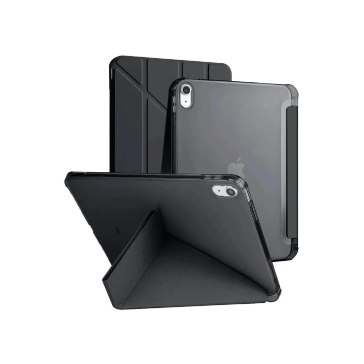 BFS iPad 2022 10.9 (10.nesil) Kılıf Kalemlikli Mars Tablet Kılıfı - Siyah