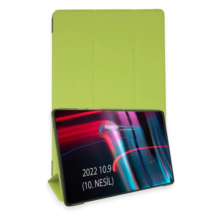 BFS  iPad 2022 10.9 (10.nesil) Kılıf Tablet Smart Kılıf - Açık Yeşil