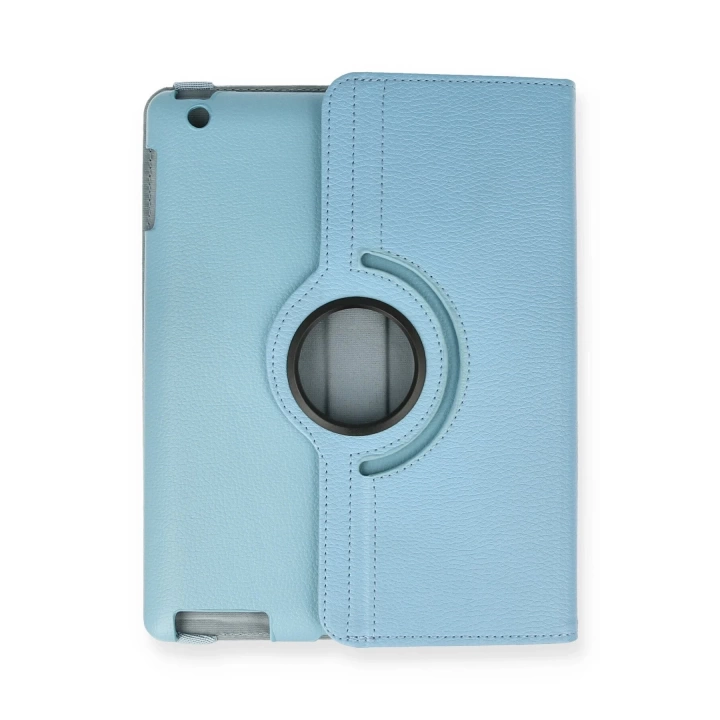 BFS iPad 4 9.7 Kılıf 360 Tablet Deri Kılıf - Turkuaz