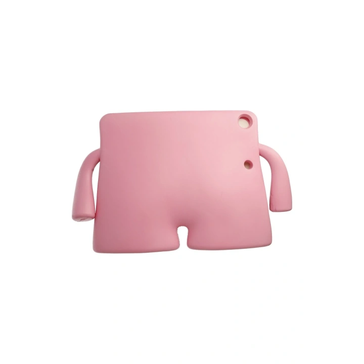 BFS  iPad 4 9.7 Kılıf Karakter Tablet Silikon - Açık Pembe