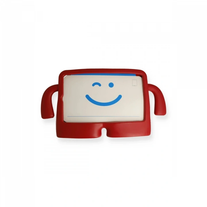 BFS  iPad 4 9.7 Kılıf Karakter Tablet Silikon - Kırmızı