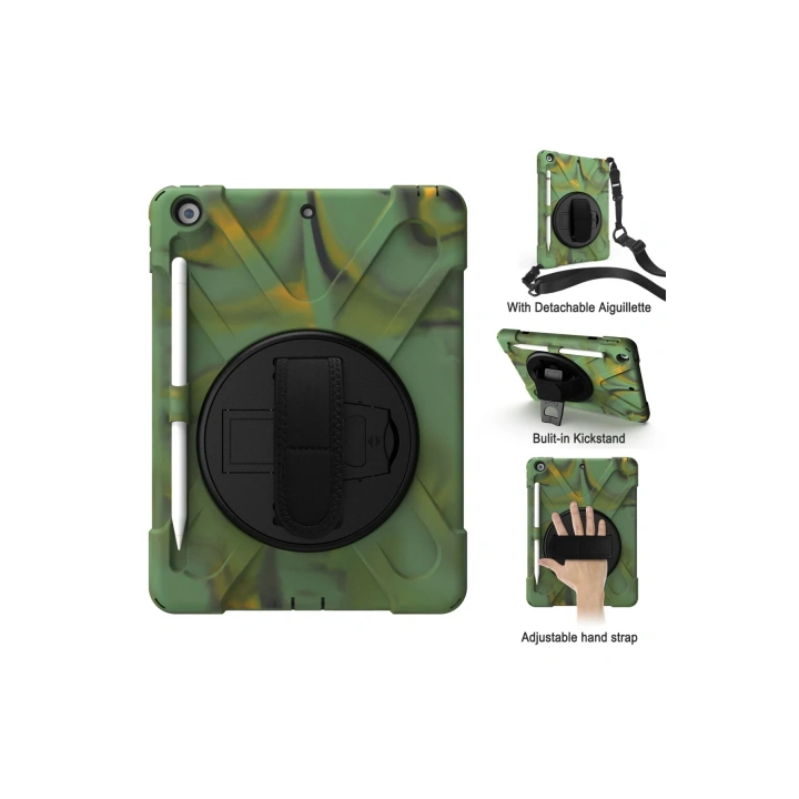 BFS  iPad 5 Air 9.7 Kılıf Amazing Tablet Kapak - Kamuflaj