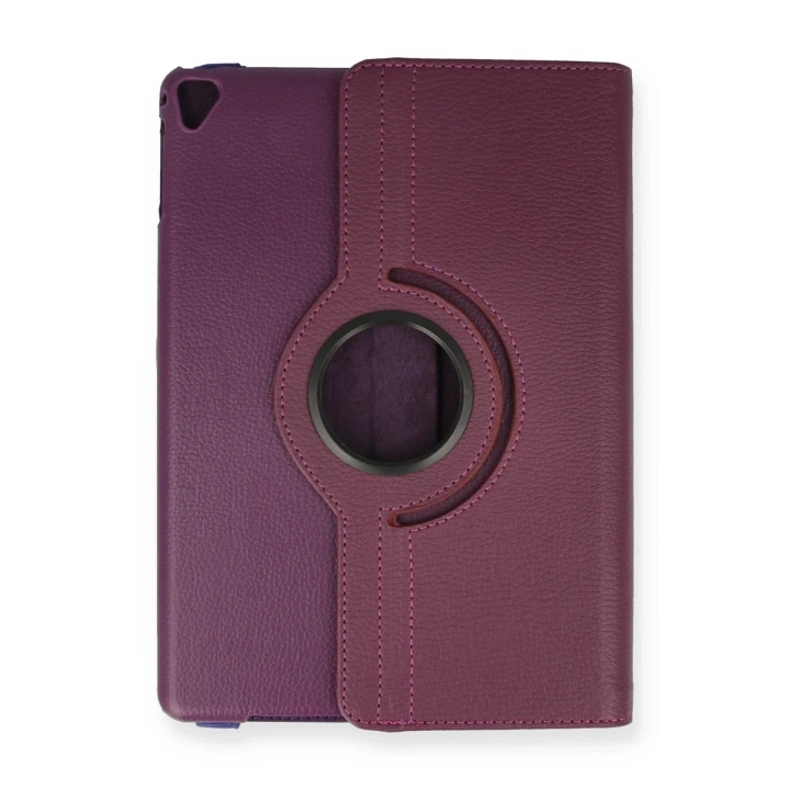 BFS  iPad 9.7 (2018) Kılıf 360 Tablet Deri Kılıf - Mürdüm