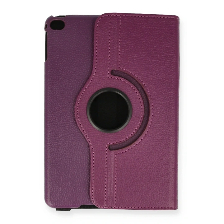 BFS  iPad Mini 4 Kılıf 360 Tablet Deri Kılıf - Mürdüm