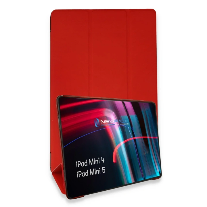 BFS  iPad Mini 5 Kılıf Tablet Smart Kılıf - Kırmızı