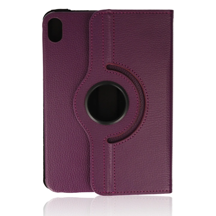 BFS  iPad Mini 6 Kılıf 360 Tablet Deri Kılıf - Mürdüm