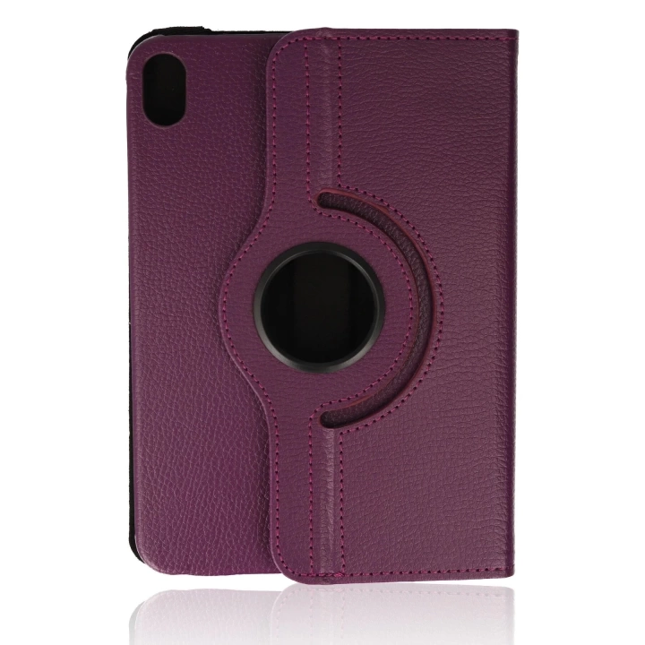 BFS iPad Mini 6 Kılıf 360 Tablet Deri Kılıf - Mürdüm