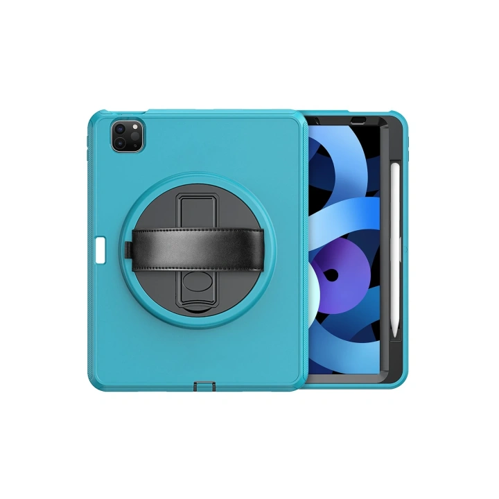 BFS  iPad Pro 11 (2018) Kılıf Hand Strap Tablet Kılıfı - Turkuaz