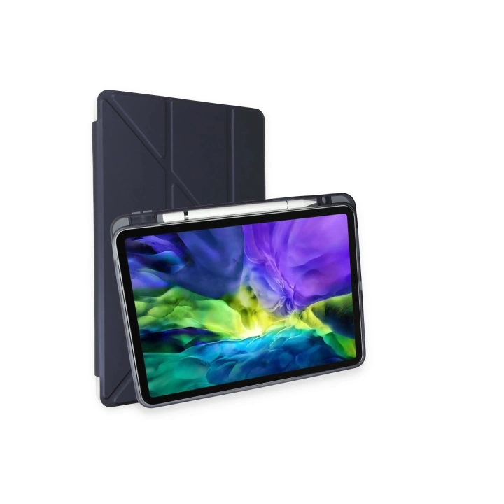 BFS  iPad Pro 11 (2018) Kılıf Kalemlikli Mars Tablet Kılıfı - Lacivert