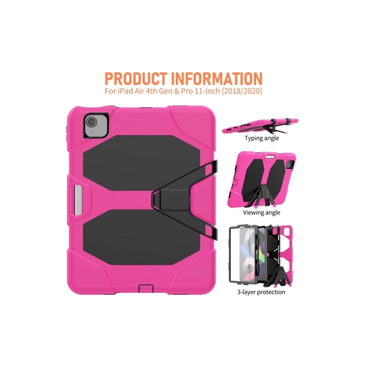 BFS  iPad Pro 11 (2020) Kılıf Griffin Tablet Kapak - Pembe