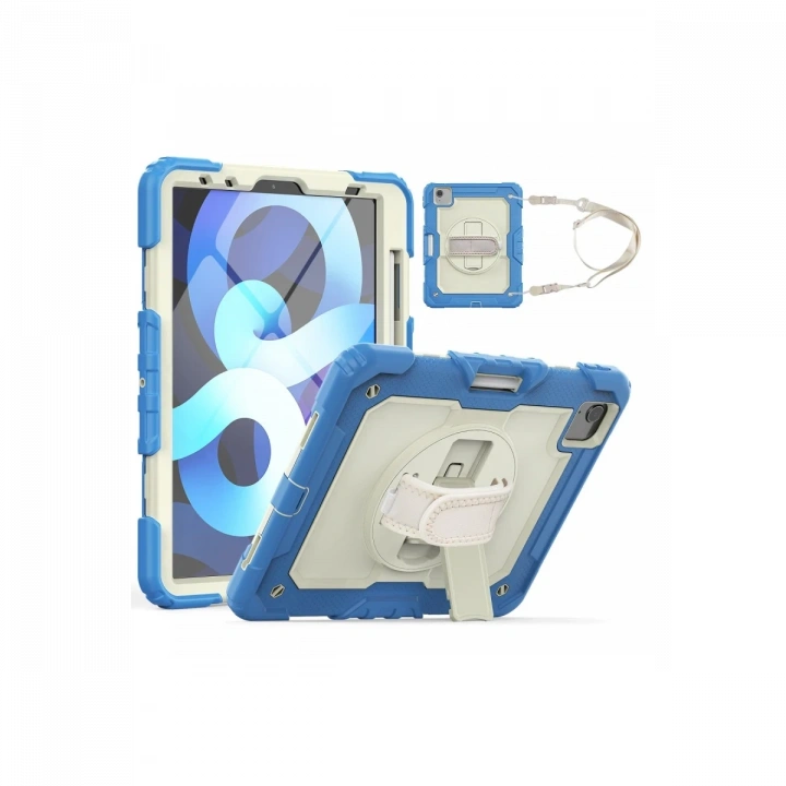 BFS  iPad Pro 11 (2020) Kılıf Strap New Tablet Kapak - Mavi