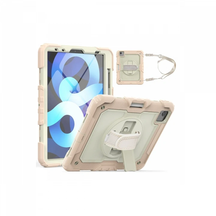 BFS  iPad Pro 11 (2020) Kılıf Strap New Tablet Kapak - Pembe