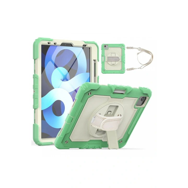 BFS  iPad Pro 11 (2020) Kılıf Strap New Tablet Kapak - Yeşil