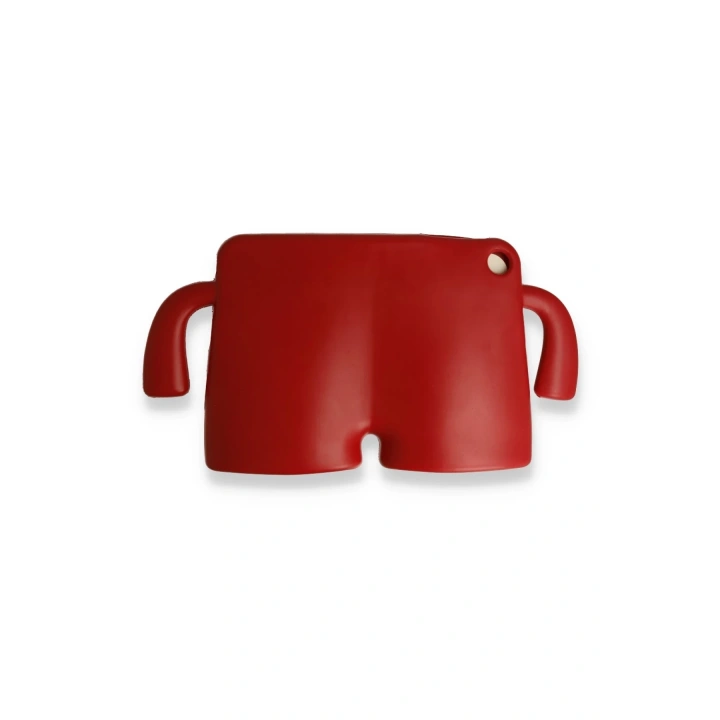 BFS  iPad Pro 11 (2021) Kılıf Karakter Tablet Silikon - Kırmızı