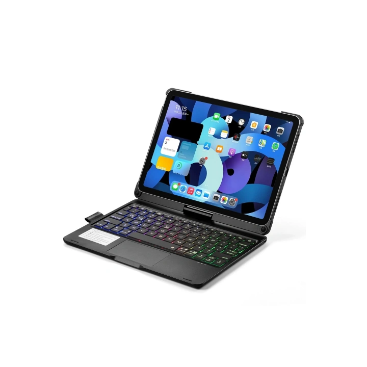 BFS  iPad Pro 11 (2021) Kılıf Magic Dönen Klavyeli Tablet Kılıf - Siyah