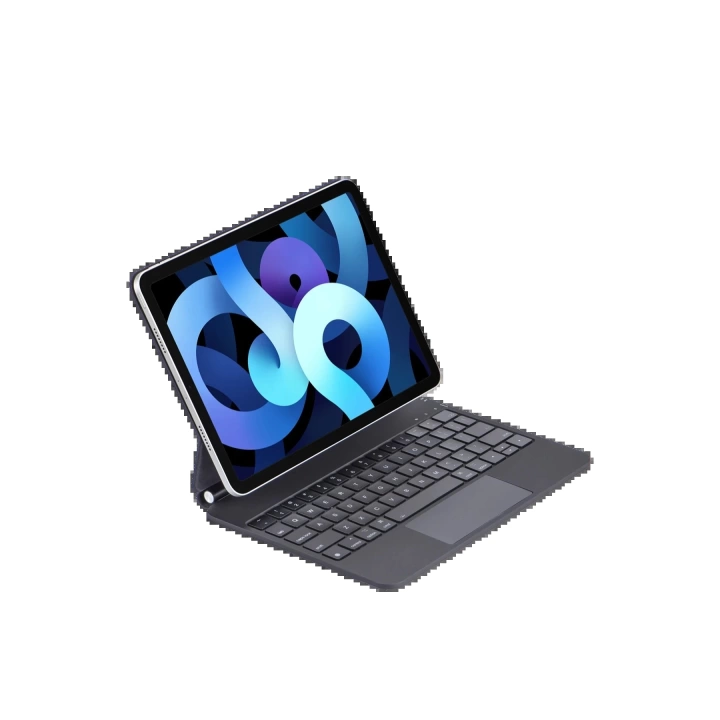 BFS  iPad Pro 11 (2022) Kılıf X7 Magic Manyetik Klavyeli Tablet Kılıfı - Siyah