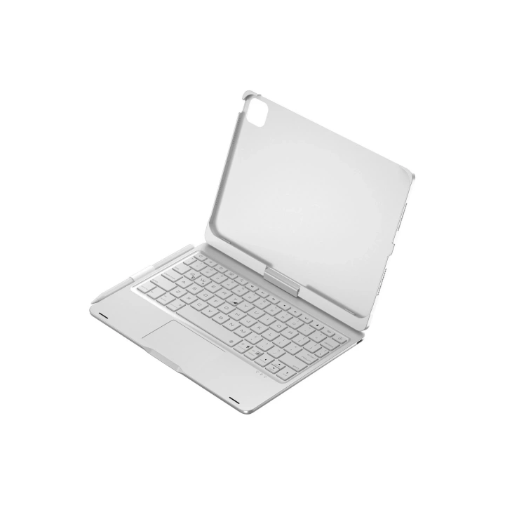 BFS  iPad Pro 11 (2024) F11 ATS Kılıf Magic Dönen Klavyeli Tablet Kılıf - Gümüş