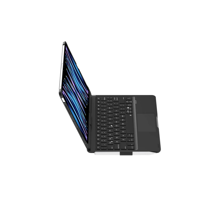 BFS  iPad Pro 11 (2024) F11 ATS Kılıf Magic Dönen Klavyeli Tablet Kılıf - Siyah