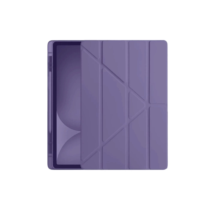 BFS iPad Pro 11 (2024) Kılıf Kalemlikli Hugo Tablet Kılıfı - Mor