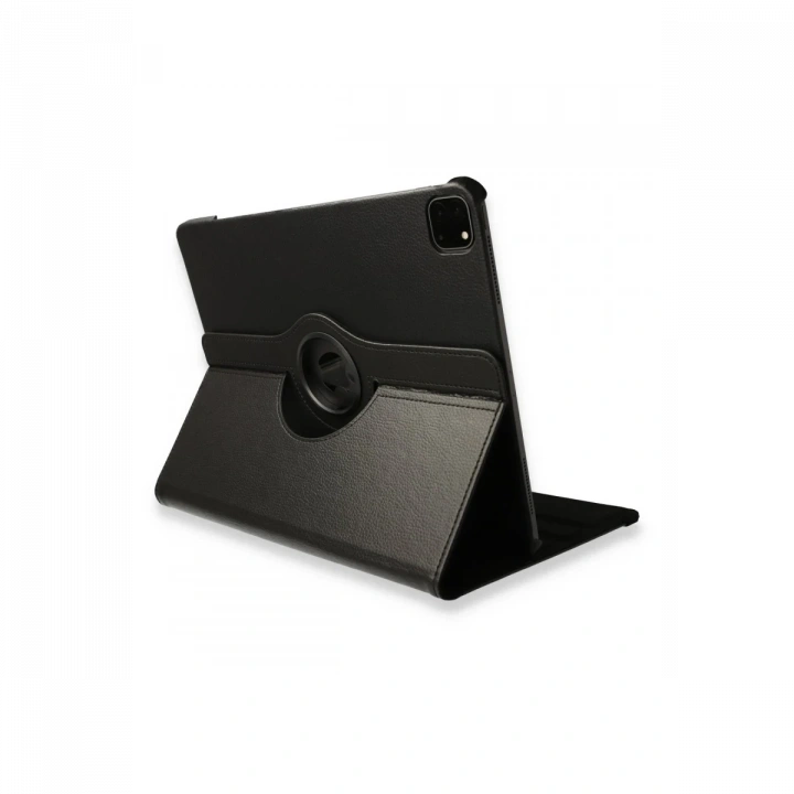 BFS  iPad Pro 12.9 (2021) Kılıf 360 Tablet Deri Kılıf - Siyah
