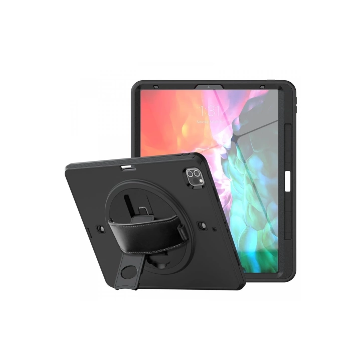 BFS  iPad Pro 12.9 (2021) Kılıf Strap-C Otterbox Tablet Kapak - Siyah