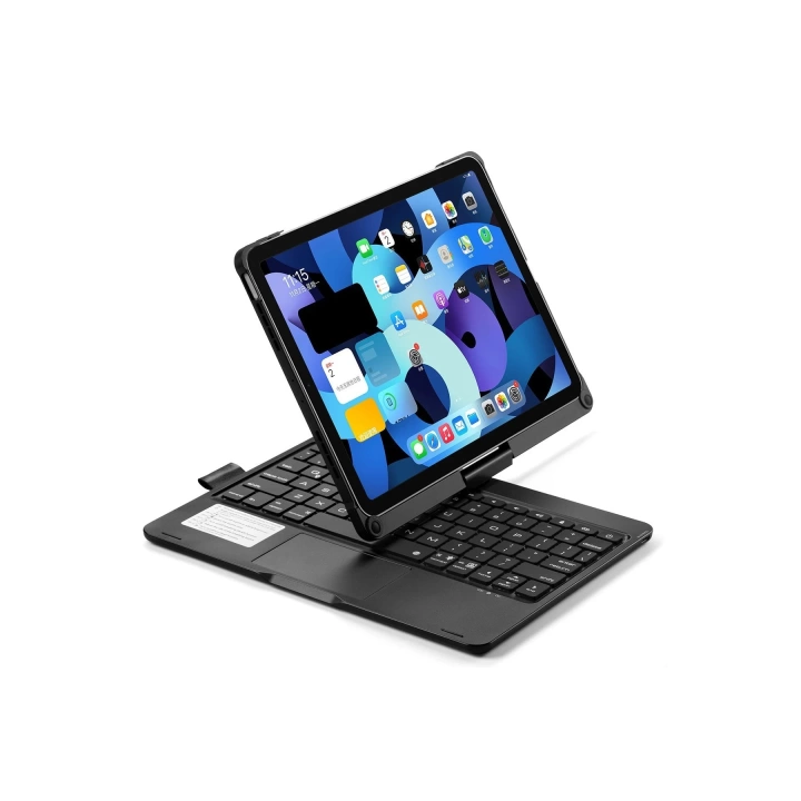 BFS  iPad Pro 13 (2024) F13 ATS Kılıf Magic Dönen Klavyeli Tablet Kılıf - Siyah