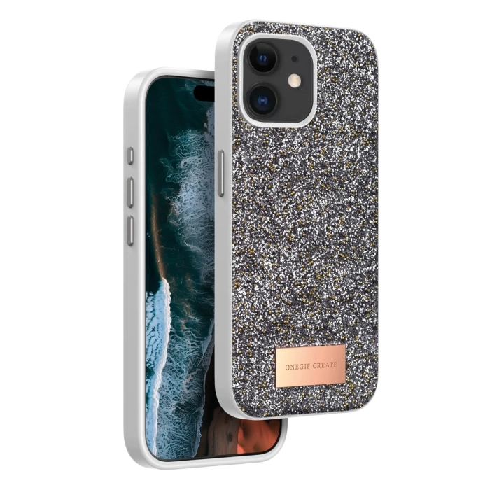 BFS  iPhone 11 Bright Simli Kapak - Gümüş