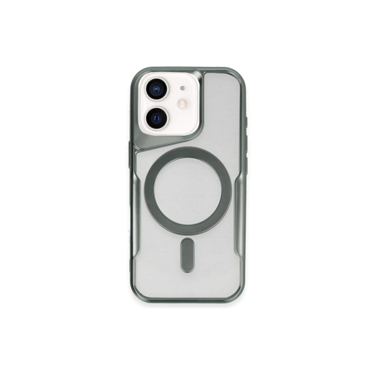 BFS  iPhone 11 Kılıf Boyi Magsafe Silikon Kapak - Yeşil