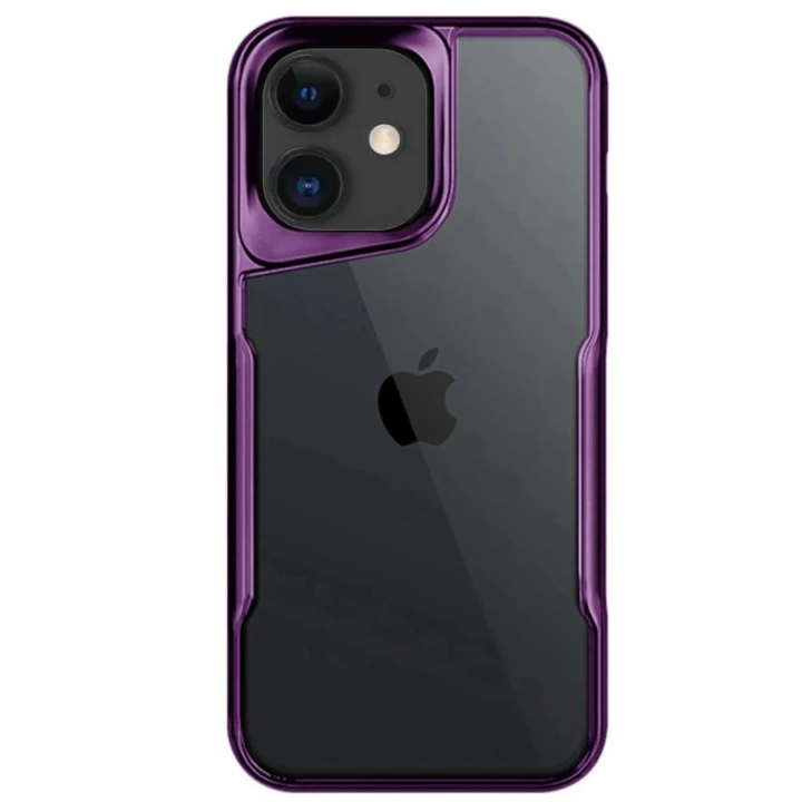 BFS  iPhone 11 Kılıf Boyi Silikon Kapak - Derin Mor