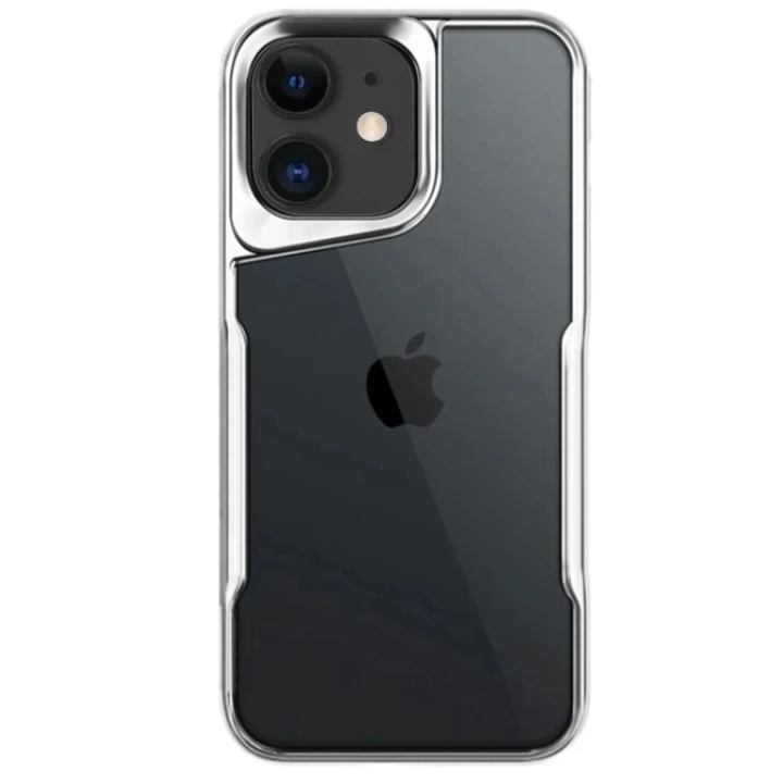 BFS  iPhone 11 Kılıf Boyi Silikon Kapak - Gümüş