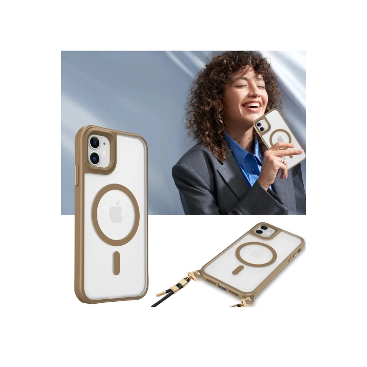 BFS  iPhone 11 Kılıf Enka Magsafe Silikon Kılıf - Şeffaf