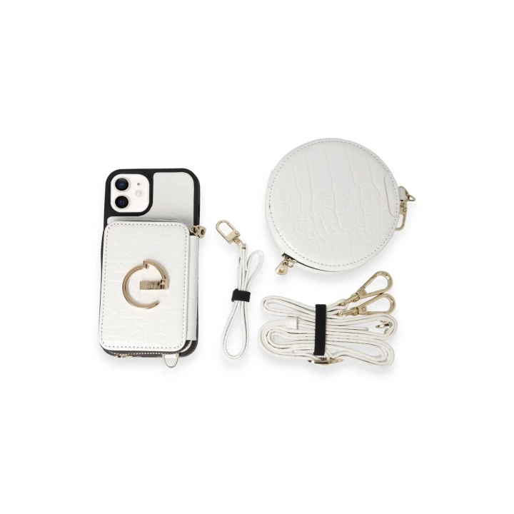 BFS  iPhone 11 Kılıf Ermes Kapak - Beyaz