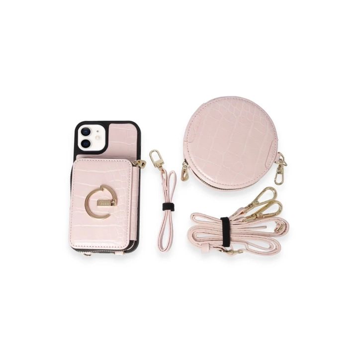 BFS  iPhone 11 Kılıf Ermes Kapak - Pembe