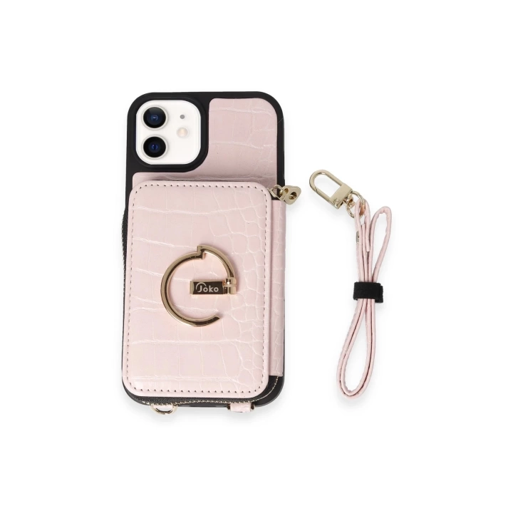 BFS  iPhone 11 Kılıf Ermes Kapak - Pembe