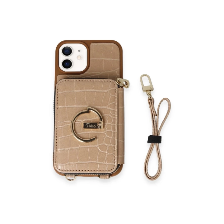 BFS  iPhone 11 Kılıf Ermes Kapak - Sarı