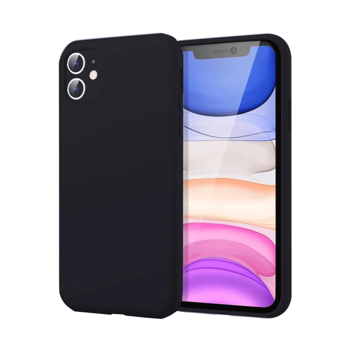 BFS  iPhone 11 Kılıf First Silikon - Siyah