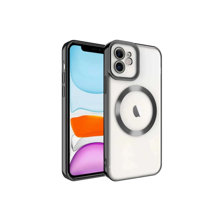 BFS  iPhone 11 Kılıf Kross Magneticsafe Kapak - Siyah