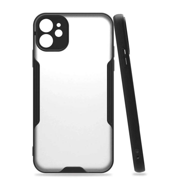 BFS  iPhone 11 Kılıf Platin Silikon - Siyah